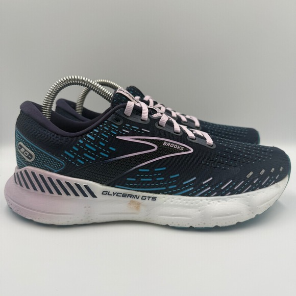 Brooks Shoes - Brooks Glycerin GTS 20 Blue Pink Running‎ Shoes Women's Size 8.5 1203701B499